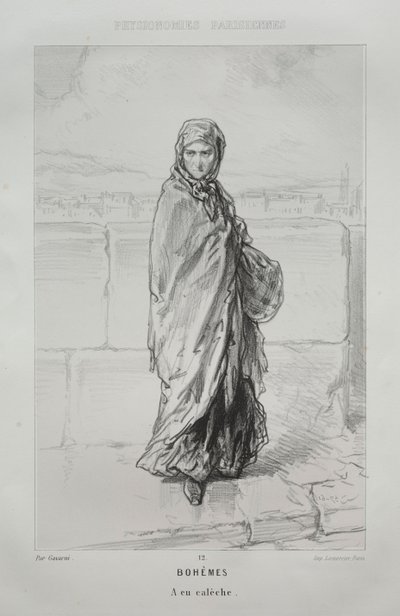 Bohemer. av Paul Gavarni