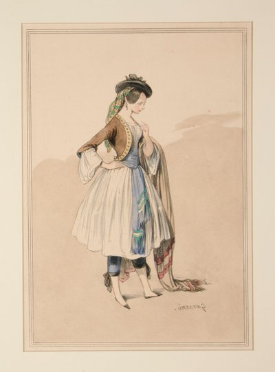 GAVARNI COSTUMES, utförda av Moreau, av Paul Gavarni
