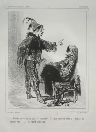 Karneval. av Paul Gavarni