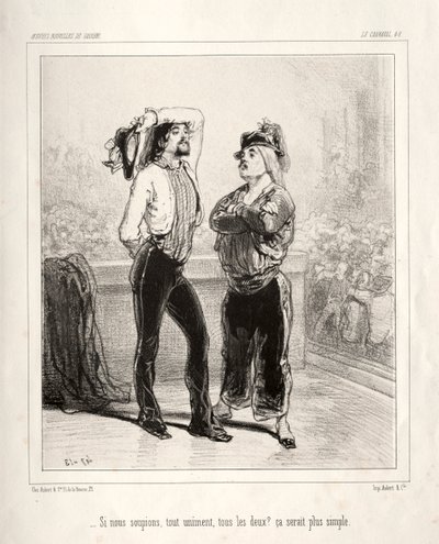 Karneval. av Paul Gavarni