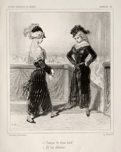 Karneval. av Paul Gavarni