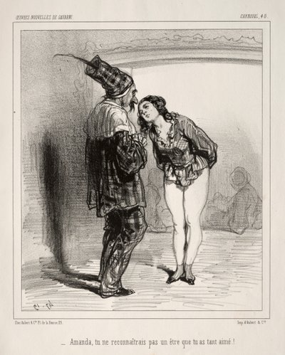 Karneval. av Paul Gavarni