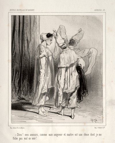 Karneval. av Paul Gavarni