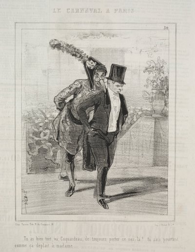 Karneval, 1841-1843. av Paul Gavarni