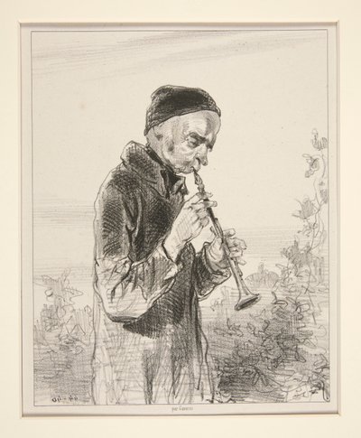 Klarinett. av Paul Gavarni