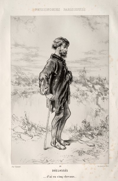 Nedgraderad. av Paul Gavarni