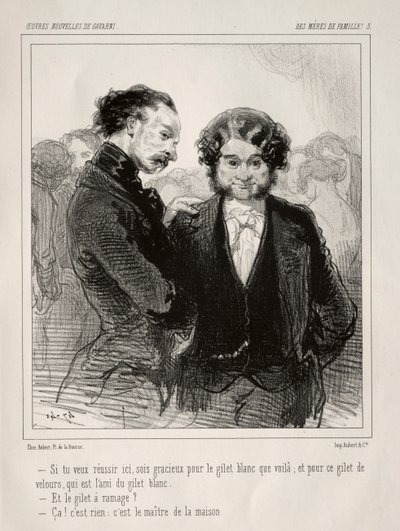 Familjemödrar!. av Paul Gavarni