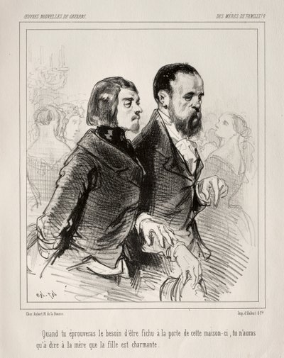 Familjemödrar!. av Paul Gavarni