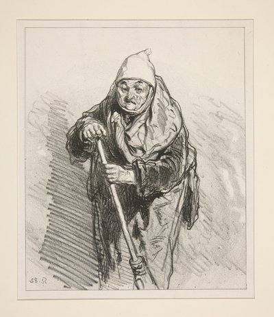 Hon spelade Zaïre. av Paul Gavarni