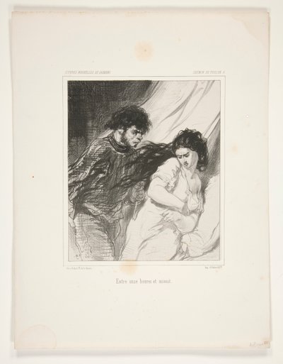 Mellan klockan elva och midnatt. av Paul Gavarni
