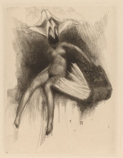 Ex Libris C. Patel av Paul Gavarni