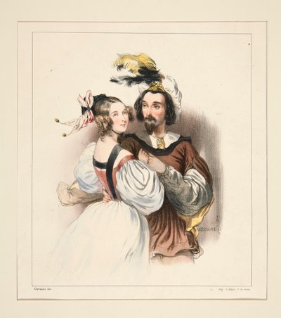 FEBRUARI. av Paul Gavarni