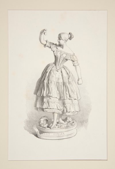 Fanny Elssler. av Paul Gavarni