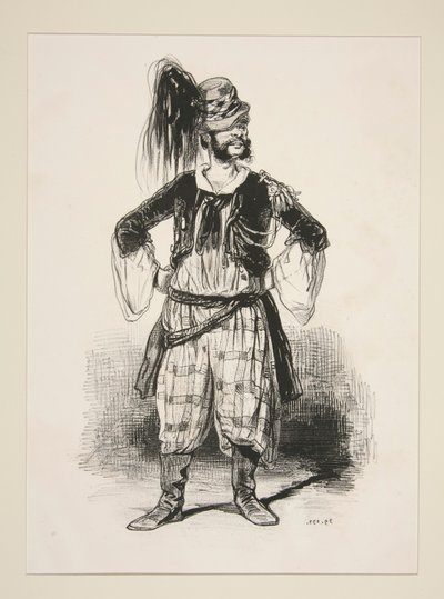 UTLÄNDSK GENERAL. av Paul Gavarni