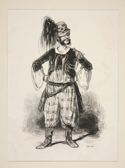 Utländsk general av Paul Gavarni