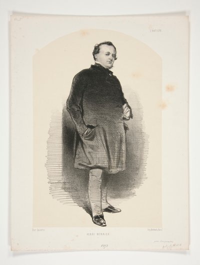 Henry Monnier av Paul Gavarni