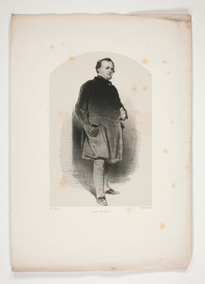 Henri Monnier av Paul Gavarni