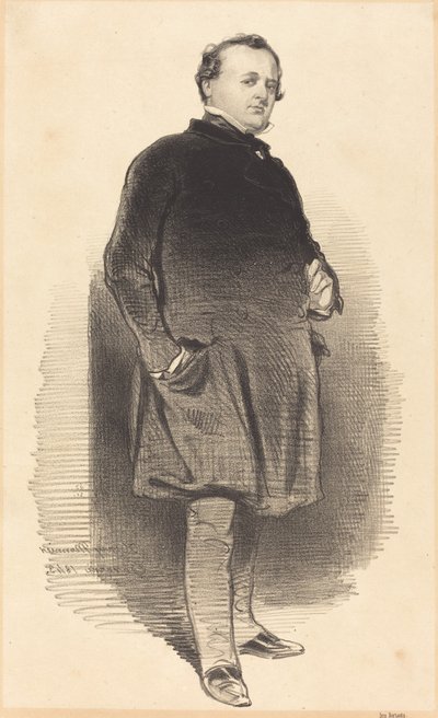 Henry Monnier av Paul Gavarni
