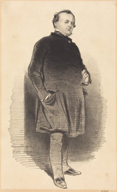 Henry Monnier av Paul Gavarni