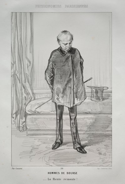 Börsmän. av Paul Gavarni