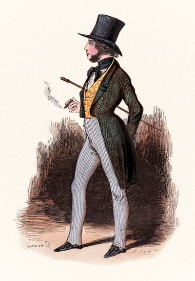 Illustration från "Le Sportsman Parisien" [The Parisian Sportsman] av Rodolphe d