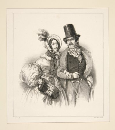 JANUARI av Paul Gavarni