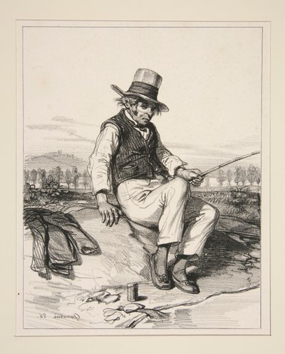 JEROME SAUVAGE, (känd som Fader Belenfant). av Paul Gavarni