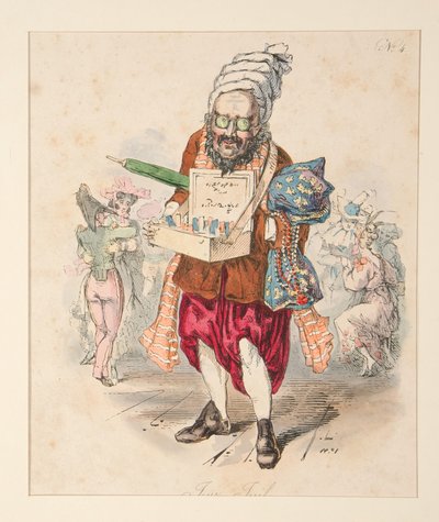 JEW. – JUDISK. av Paul Gavarni