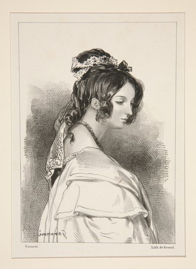Julia Farnese av Paul Gavarni