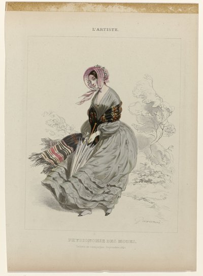The Artist, Country Toilet, september 1840: Lägesfysiognomi. av Paul Gavarni