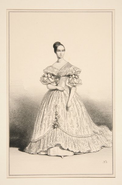 Prinsessan Helene, hertiginna av Orléans av Paul Gavarni