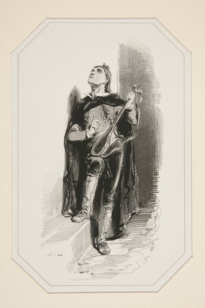serenaden av Paul Gavarni
