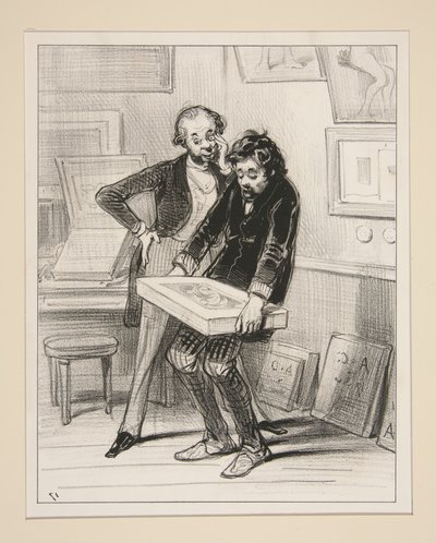 Litografens ateljé av Paul Gavarni