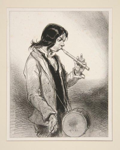 Le Galoubet. av Paul Gavarni