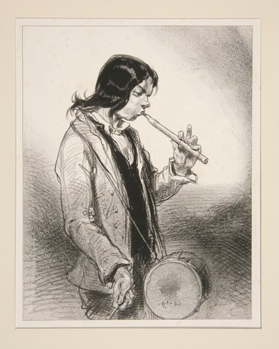 Trumpeten. av Paul Gavarni