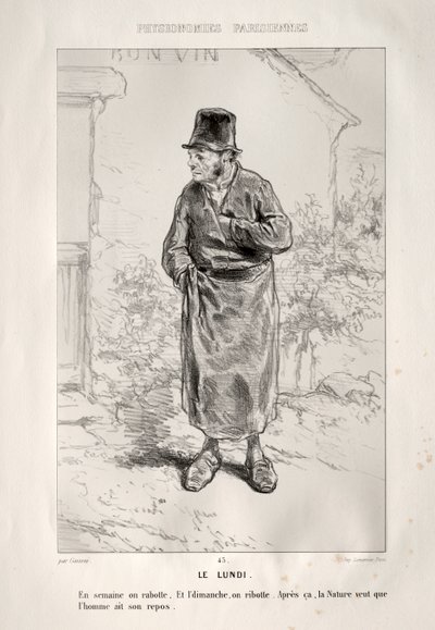 måndag av Paul Gavarni