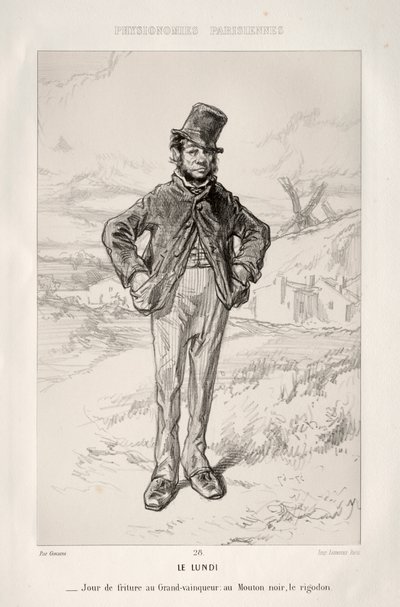måndag. av Paul Gavarni