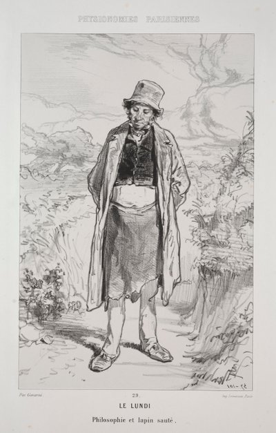 måndag. av Paul Gavarni