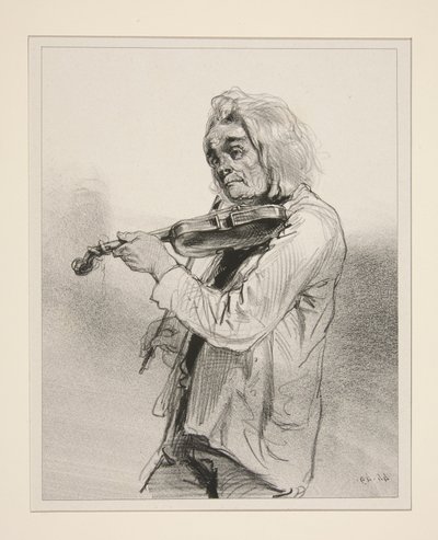 Spelmannen av Paul Gavarni