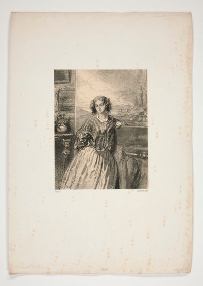 Kvinnliga artister/ Madame E. de B av Paul Gavarni