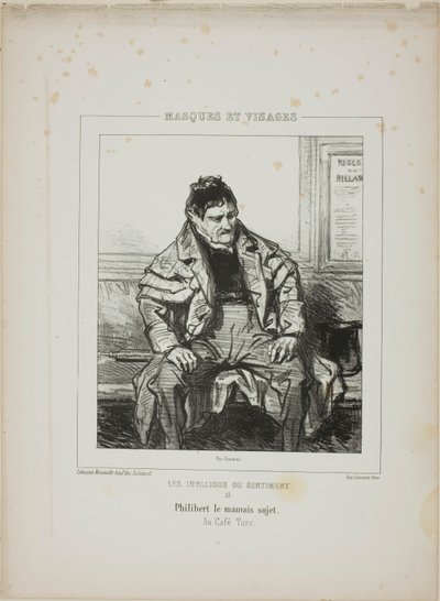 Känslans invalider: Philibert, odågan av Paul Gavarni