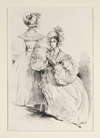 MAJ 1836. Klänningar av jaconet. ... av Paul Gavarni