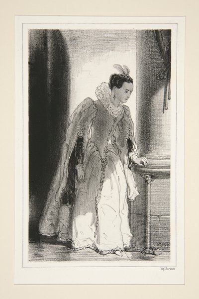 MARGARET AV FRANKRIKE. 1560. av Paul Gavarni