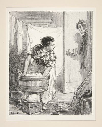 Madame de Chateaurouge, tack? - Titta! Det är min Pierrot! av Paul Gavarni