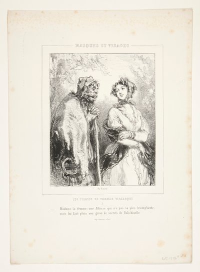 Madame la femme: en höghet som n av Paul Gavarni