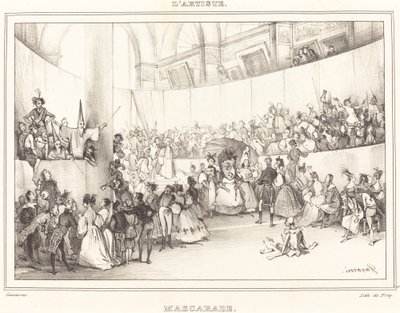 Maskerad av Paul Gavarni