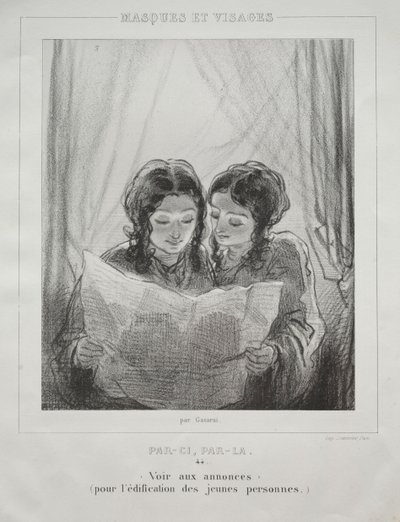 Masker och ansikten. av Paul Gavarni
