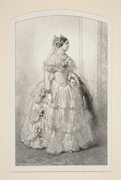 Fru prinsessan Mathilde av Paul Gavarni