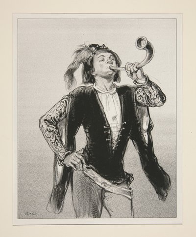Medeltiden. av Paul Gavarni