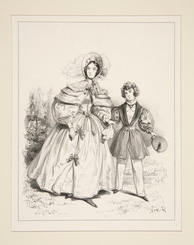 MORGONNEGLIGÉ. 1835. av Paul Gavarni
